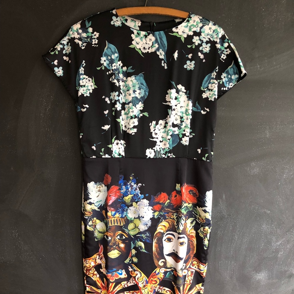 Mixed Print Dress